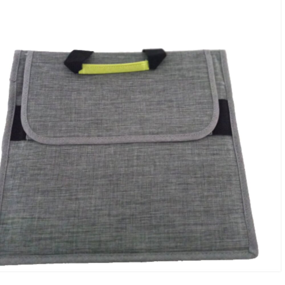 So Mine Travel Organizer Carry Case Ash Gray Lime Tablet Device Bag New NIP - Picture 4 of 12